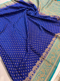 Pure Banarasi Silk Saree - Blue