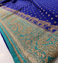 Pure Banarasi Silk Saree - Blue