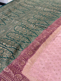 Pure Banarasi Silk Saree - Peach