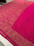 Pure Banarasi Silk Saree - Pink
