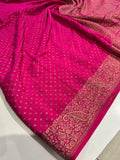 Pure Banarasi Silk Saree - Pink