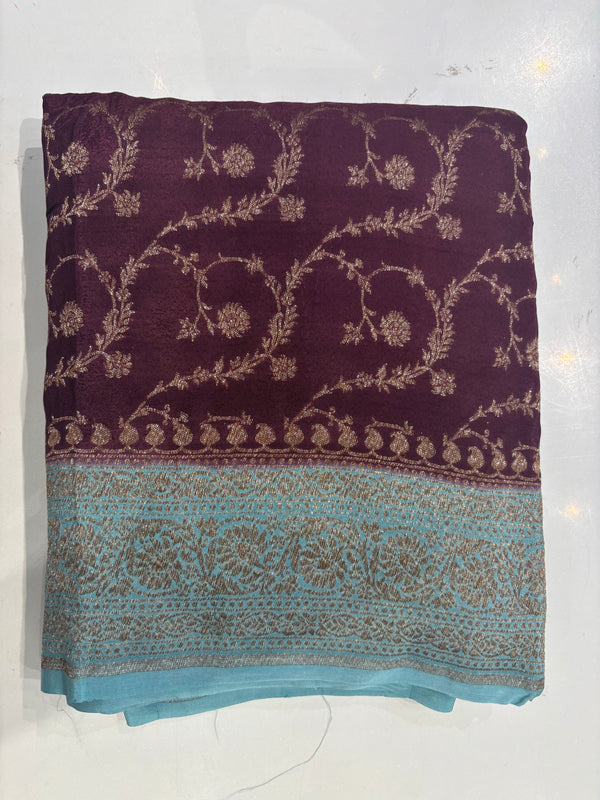 Semi Banarasi silk saree