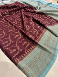Semi Banarasi silk saree