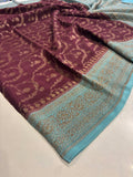 Semi Banarasi silk saree