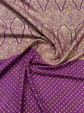 Pure Banarasi silk saree - Purple