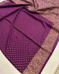 Pure Banarasi silk saree - Purple