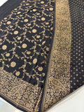 Pure Banarasi Silk Saree - Black