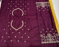 Cocktail Party Wear Designer Saree - Yellow