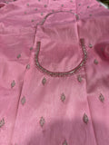Cocktail party Wear designer Saree - Pink