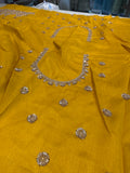Cocktail Party Wear Designer Saree - Blue