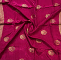 Party wear Banarasi Silk Saree with Scaloop Border