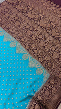 Pure Banarasi Silk Saree - Blue