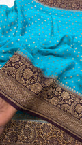 Pure Banarasi Silk Saree - Blue