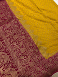 Pure Banarasi Silk Saree -Yellow