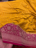 Pure Banarasi Silk Saree -Yellow