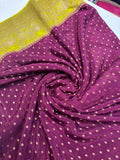 Pure Banarasi silk Saree - Purple