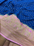 Pure Banarasi Silk Saree -Blue