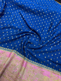 Pure Banarasi Silk Saree -Blue