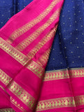 Pure Mysore silk saree - Blue