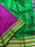 Pure Mysore Silk Saree - Purple
