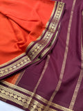 orange and brown