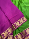 green & purple
