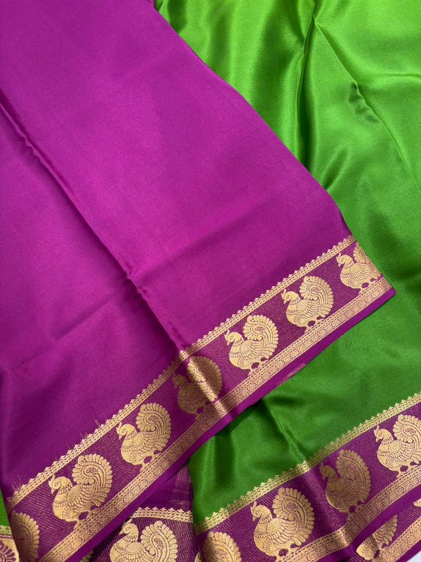green & purple