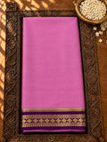 Pure Mysore silk saree -Onion Pink