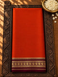 Pure Mysore Silk Saree - Orange