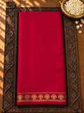 pure Mysore silk with Ganda Berunda border - Pink