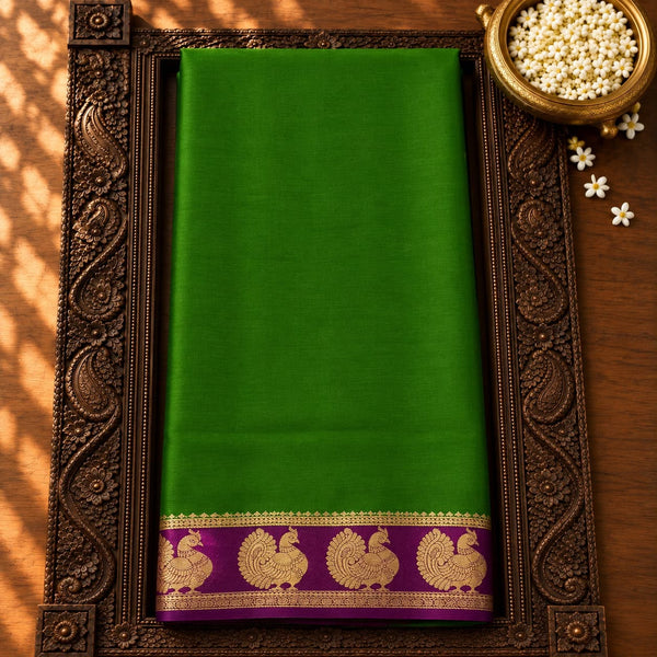 green & purple