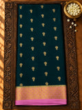 Pure Mysore Silk Saree - Green
