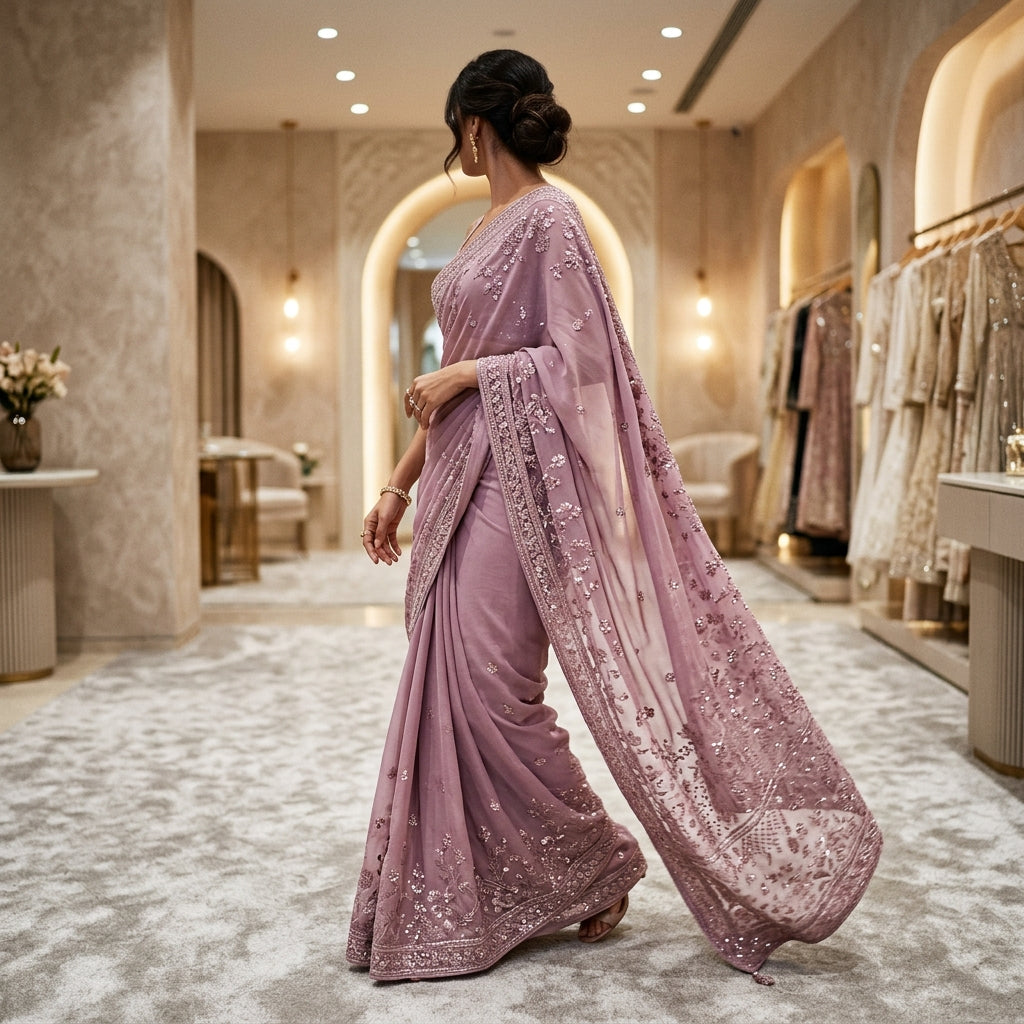 Office wear sarees - Contemporary Drape